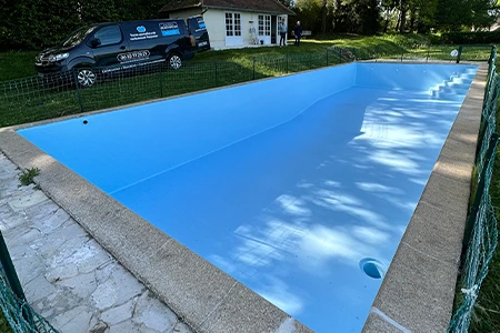 Rénovation piscine polyester Gironde